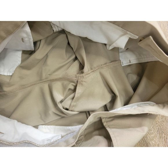 Adidas Men's 36 Shorts Khaki Stretch Chino Slit Pockets Golf Performance - Picture 6 of 8